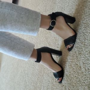 Black heels